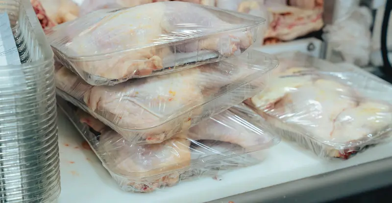 Poulet entier et découpes