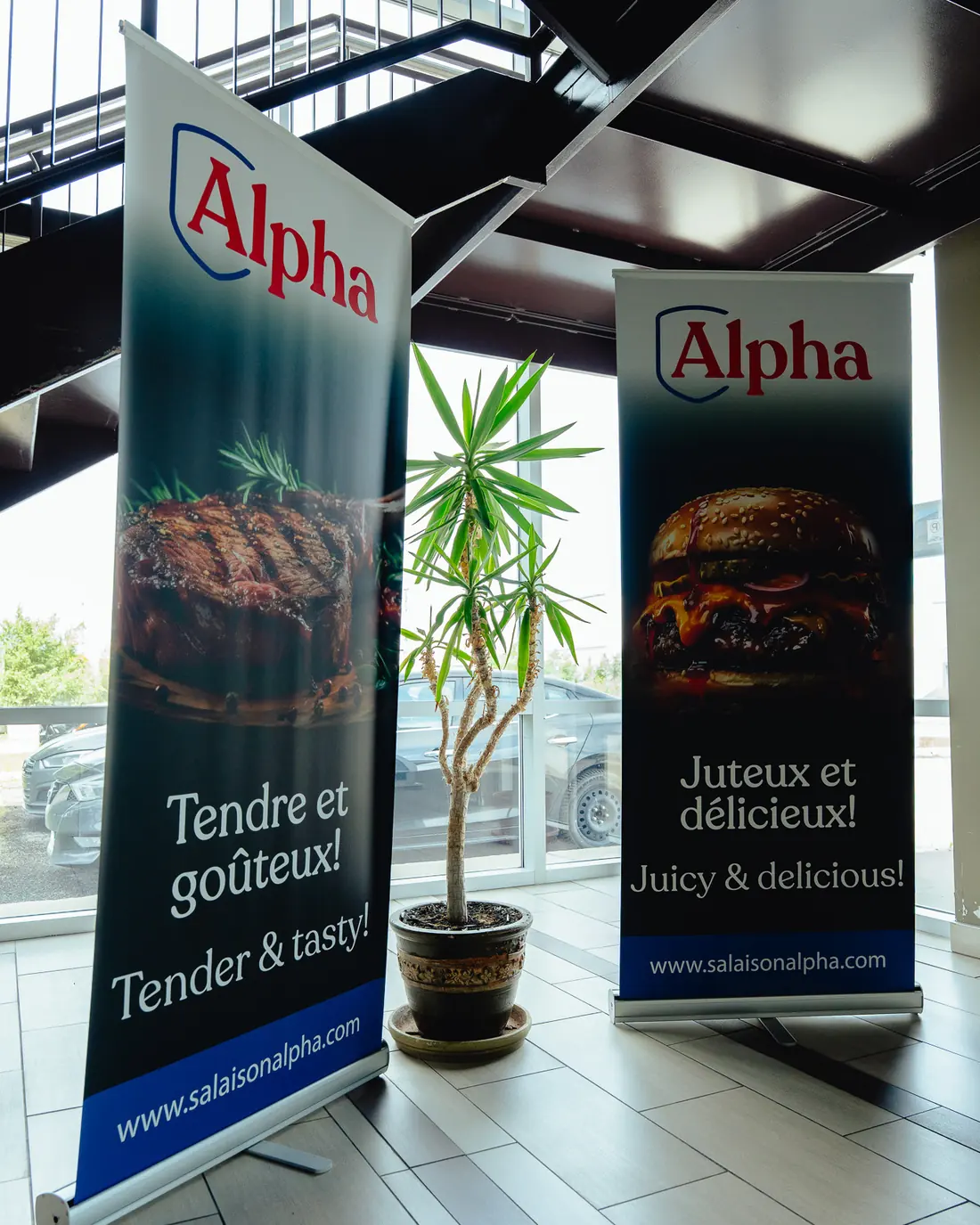 Hall d'entrée de Salaison Alpha à Anjou