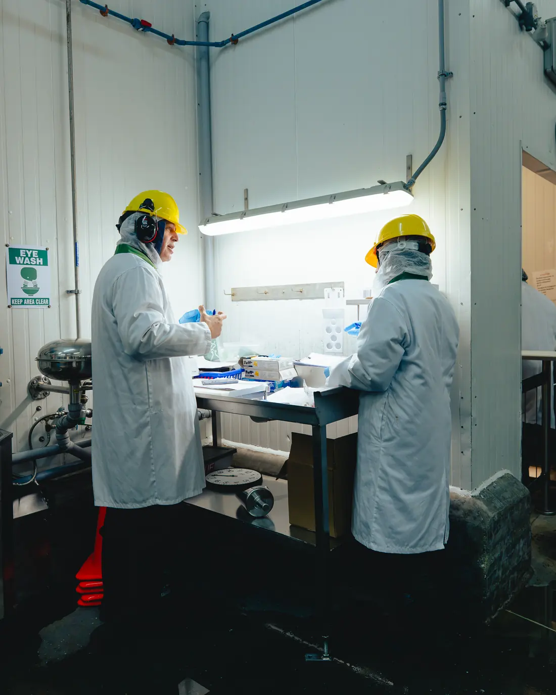 Contrôle de la qualité à l'usine Alpha
